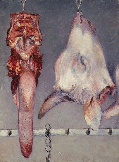 Gustave Caillebotte Calf's Head and Ox Tongue China oil painting art